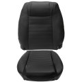 Front Driver Bottom Lean Back Leather Seat Cover Black Perforated Fit For Ford Mustang Gt 2005 2006 2007 2008 2009 