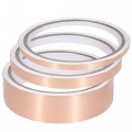 Single-sided Conductive Tape Copper Foil Adhesive 8mm 12mm 25mm X 5m 16 4ft For Guitar Emi Shielding Crafts Electrical Repairs 