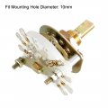Uxcell 2p3t 2 Pole 3 Position Selectable Single Deck Band Channel Rotary Switch Selector 8pin