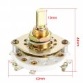 Uxcell 2p3t 2 Pole 3 Position Selectable Single Deck Band Channel Rotary Switch Selector 8pin