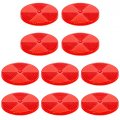 10 Pack Front Reflector Round For Driveway Fence Gate Posts Trailers Safetys Automobiles Boats Mailboxes Reflector With Center 