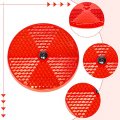 10 Pack Front Reflector Round For Driveway Fence Gate Posts Trailers Safetys Automobiles Boats Mailboxes Reflector With Center