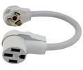 Ac Connectors 1 5ft Evse 30-amp 3prong Nema 10-30p Dryer Plug To 50-amp Electric Vehicle Adapter Cord For Tesla Model S 