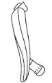 Integrated Window Operator Handle Crank Type White 3 8 -11 Spline Size 