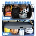 Uxcell Retractable Cargo Cover For Mazda Cx-50 Cx50 2022 2023 Waterproof Non Slip Suv Rear Trunk Shielding Shade Black