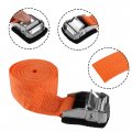X Autohaux 1 Set Adjustable 8 X1 3 Cargo Tie Down Straps Heavy Load Lashing Travel Luggage Strap With Cam Lock Buckle For Car