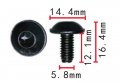 Autobahn88 Screw Bolt For License Bracket Compatible With Vw Audi Sportwagen Oem N10406505 Pack Of 5