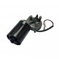 Bemonoc High Torque Pmdc Right Angle Gear Motor 12v Reversible 50 Rpm Right Gear-box With Threaded Shaft 