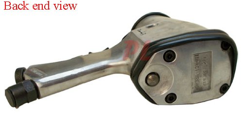 1 2 In Dr Adjustable Forward Reverse Air Impact Wrench 250 Ft Lb Max Torque Pneumatic Power Tool Silver Powder Coated Finish