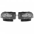 Hecasa Fog Light Compatible With 2005-2013 Chevy Chevrolet Corvette C6 427 Limited Edition Z06 Zr1 Base Grand Sport Replacement