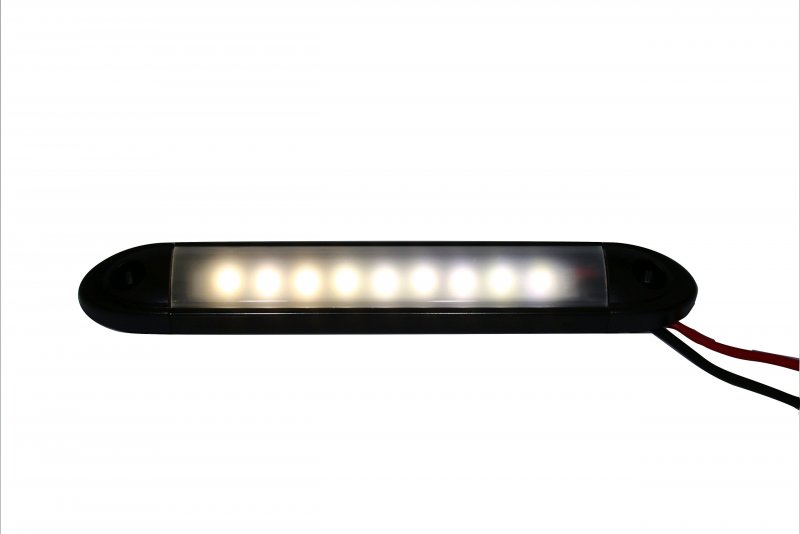 Led High Output Marine Rv Bar Light Waterproof 6 Lamp 24vdc 160 Lumen 24v