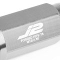 J2 Engineering 7075-t6 Compatible Withged Aluminum M12 X 1 5 75mm 20pcs Spiky Cap Lug Nut Adapter Silver