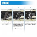 X Autohaux 4pcs Windshield A-pillar Trim Panel Kit For Ford Explorer 2011-2019 Front Left Right Driver Outer And Inner Side No