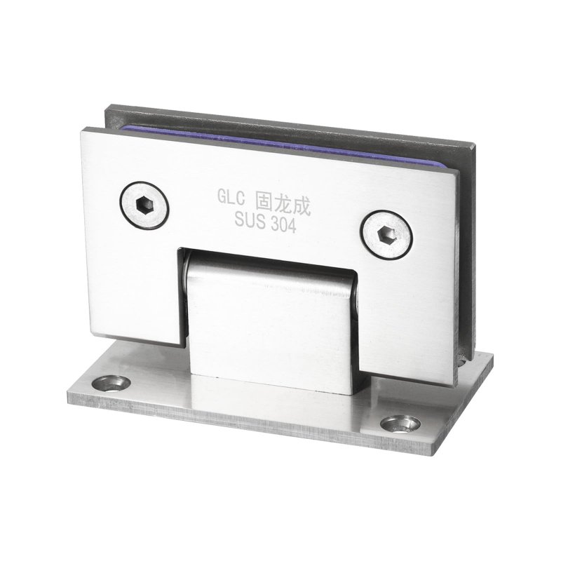 90 Degree Glass Door Hinge For 8-12mm 0 31 -0 47 304 Stainless Steel Cupboard Showcase Cabinet Clamp Silver Ton Degree Glass
