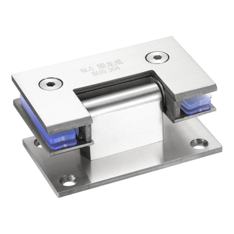 90 Degree Glass Door Hinge For 8-12mm 0 31 -0 47 304 Stainless Steel Cupboard Showcase Cabinet Clamp Silver Ton Degree Glass