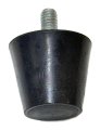 3 4 In Stud 5 168 Thread Suspension Rubber Bump Stop Axle Snubber Jounce Bumper Thickness 1 Tip And 1 5 Base Diameter Black