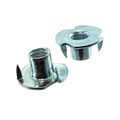 1 4 In 20 Zinc Plated Pronged Tee Nuts Box Of 100 Model 14tnubx 
