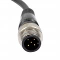Uxcell M12 2m Male Straight 5 Pin Connector Aviation Electrical Cable