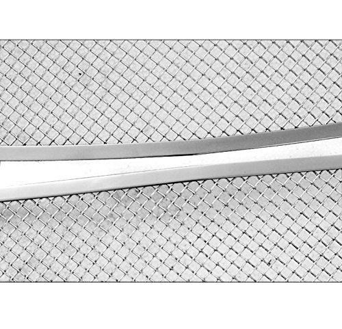 Chevy Aveo5 Hatchback Upper Bumper Stainless Steel Mesh Grille Chrome 2pcs