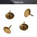 Mromax 100pcs 0 43 Head Dia Iron Upholstery Nails Tacks Antique Metal Round Thumb Push Pins For Furniture Decoration Chair