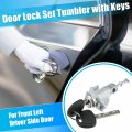 X Autohaux 1 Set Door Lock Cylinder Kit With 2 Keys For Kia Optima 2011-2018 Left Driver Side Tumbler Key 819702ta00