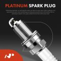 A-premium 2x Ignition Coil Pack And 4x Iridium Spark Plugs Compatible With Mazda Miata 2001-2005 1 8l