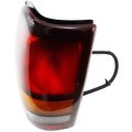 Tail Light Assembly For Gmc Sierra 1500 2500 Hd 2001 2002 2003 Driver Side Fleetside Halogen Amber Clear Red Lens Part Number 