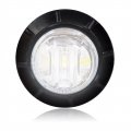 Maxxima M09300wcl White 3 4 Round Led Clear Lens Courtesy Marker Light 
