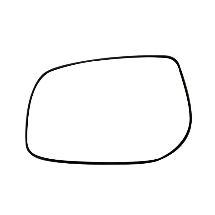 Left Side Door Mirror Glass- For 2007-2012 Toyota Yaris W O Heated Chrome Flat Rm72752-12p