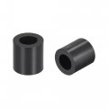 Uxcell Abs Round Spacer Washer Id 4 2mm Od 7mm L Plastic Standoff For 3d Printer Tv Wall Mounting Electrical Outlet Black