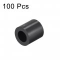 Uxcell Abs Round Spacer Washer Id 4 2mm Od 7mm L Plastic Standoff For 3d Printer Tv Wall Mounting Electrical Outlet Black
