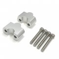Silver Cnc Aluminum Motorcycle Handlebar Riser Mount Clamp For Bimmer G310r And G310gs 2017 2018 30mm 1 18 In Height Up Adapter 