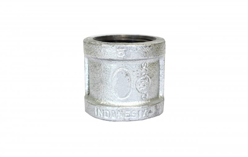 Galvanized 1 2 In Coupling 10 Pack Class 150 Malleable Iron Threaded Pipe Fittings