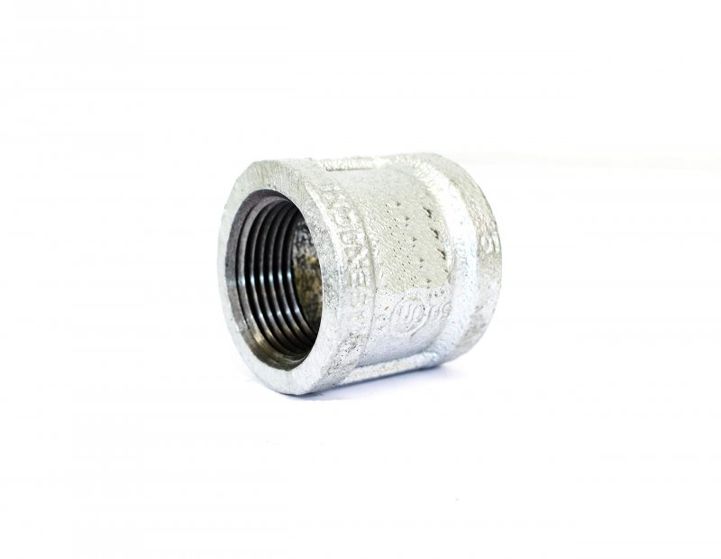 Galvanized 1 2 In Coupling 10 Pack Class 150 Malleable Iron Threaded Pipe Fittings