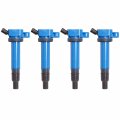 Ena Set Of 4 Blue Ignition Coil Pack For Toyota Corolla Camryrunner Fj Tacoma Tundra Solara Matrix Hiace Xb Is Gs Lc500 2 4l 7l 