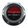 Vms Racing Gunmetal Oil Cap With Powered By B18b1 Emblem In Cnc Machined Billet Aluminum Compatible Honda Integra 92-01