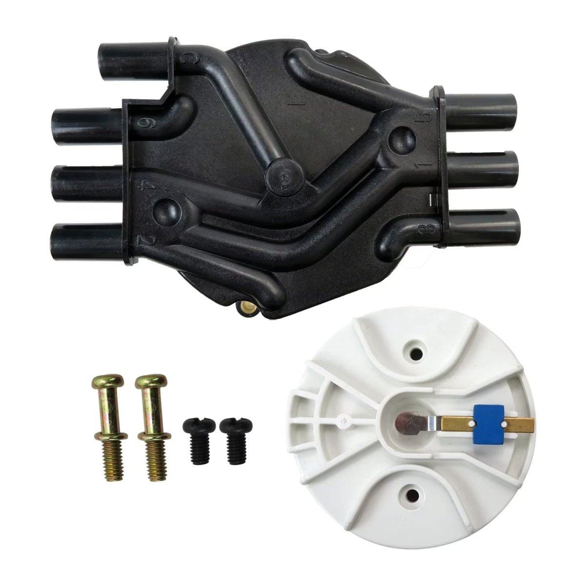 Distributor Cap And Rotor Kit With Brass Terminals For Chevy Astro 1996 2005 Blazer Express Silverado Gmc Safari Savana Sierra