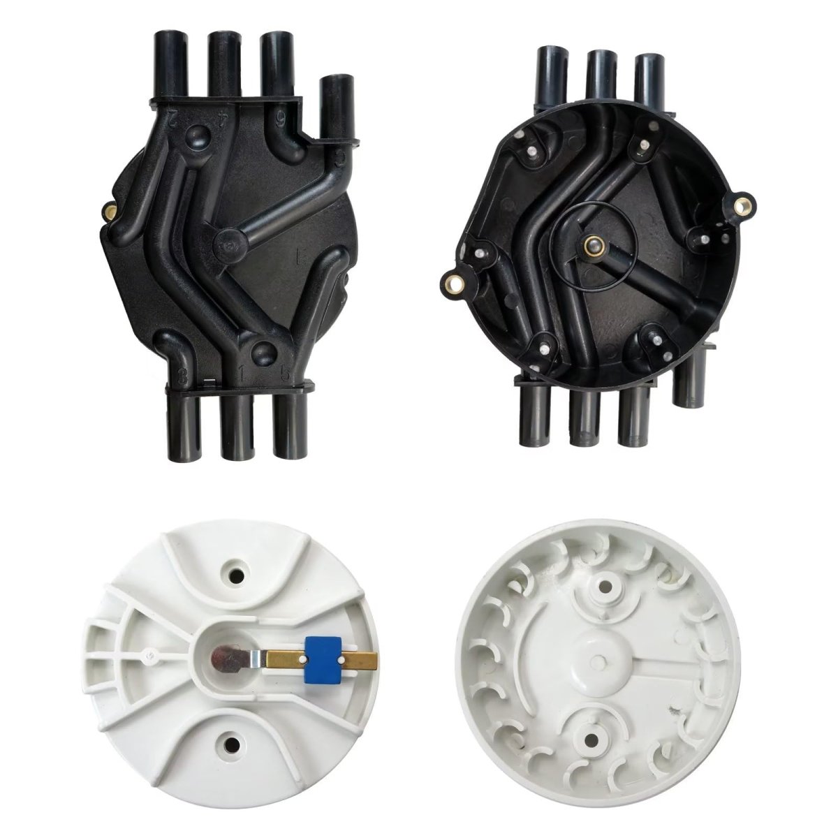 Distributor Cap And Rotor Kit With Brass Terminals For Chevy Astro 1996 2005 Blazer Express Silverado Gmc Safari Savana Sierra