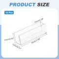 12pcs Plastic Glass Connector Suitable For 10mm Thick 180 Degree To Clamp Fixing Bracket Rimless Clip Holder Aquarium Fish Tank