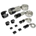 Dna Motoring Bh-bk Steel Braided Hose Kit 