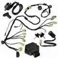 Caltric Wiring Harness Switch Key Coil And Regulator Compatible With Honda Trx450r 2004-2005