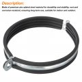 Uxcell 6pcs Split Ring Hanger Pipe Strap Fit For 5 125mm Rubber Cushion Support Bracket Clamps Tube