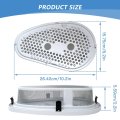W10828351 Dryer Lint Filter Screen And Cover For Kenmore Whirlpool Stackable Washer Replaces Ap5985829