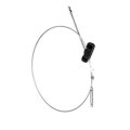 Parking Brake Cable Assembly For Chevy Silverado 1500 Ld 2019 Intermediate Position Galvanized Steel Natural Jacket Color