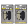 Niche Brake Pad Set For Harley-davidson Softail Heritage Classic Sportster 41300197 Rear Organic 2 Pack
