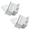 2 Pcs White Refrigerator Door Light Switch For Subzero Sub Zero Repl Aps7014646