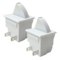 2 Pcs White Refrigerator Door Light Switch For Subzero Sub Zero Repl Aps7014646
