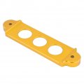 Qiilu Battery Bracket Car Racing Tie Down Hold Lock Anodized Fit For Honda Civic Crx 1988-2000 Gold