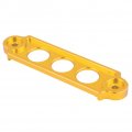 Qiilu Battery Bracket Car Racing Tie Down Hold Lock Anodized Fit For Honda Civic Crx 1988-2000 Gold