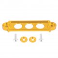 Qiilu Battery Bracket Car Racing Tie Down Hold Lock Anodized Fit For Honda Civic Crx 1988-2000 Gold